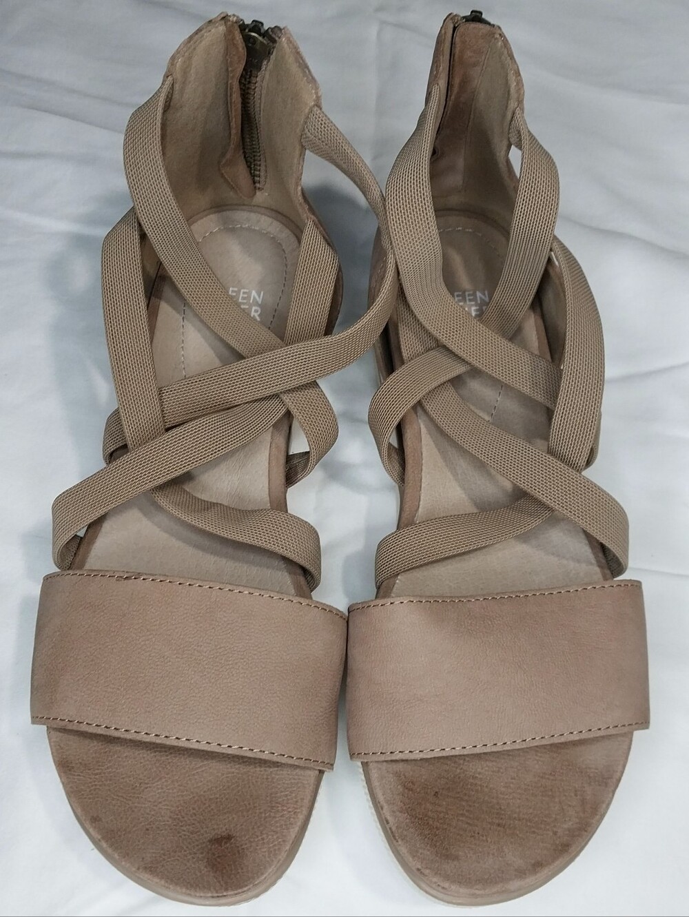 Eileen Fisher Star Sport Strappy Minimalist Athleisure Gorpcore Sandals